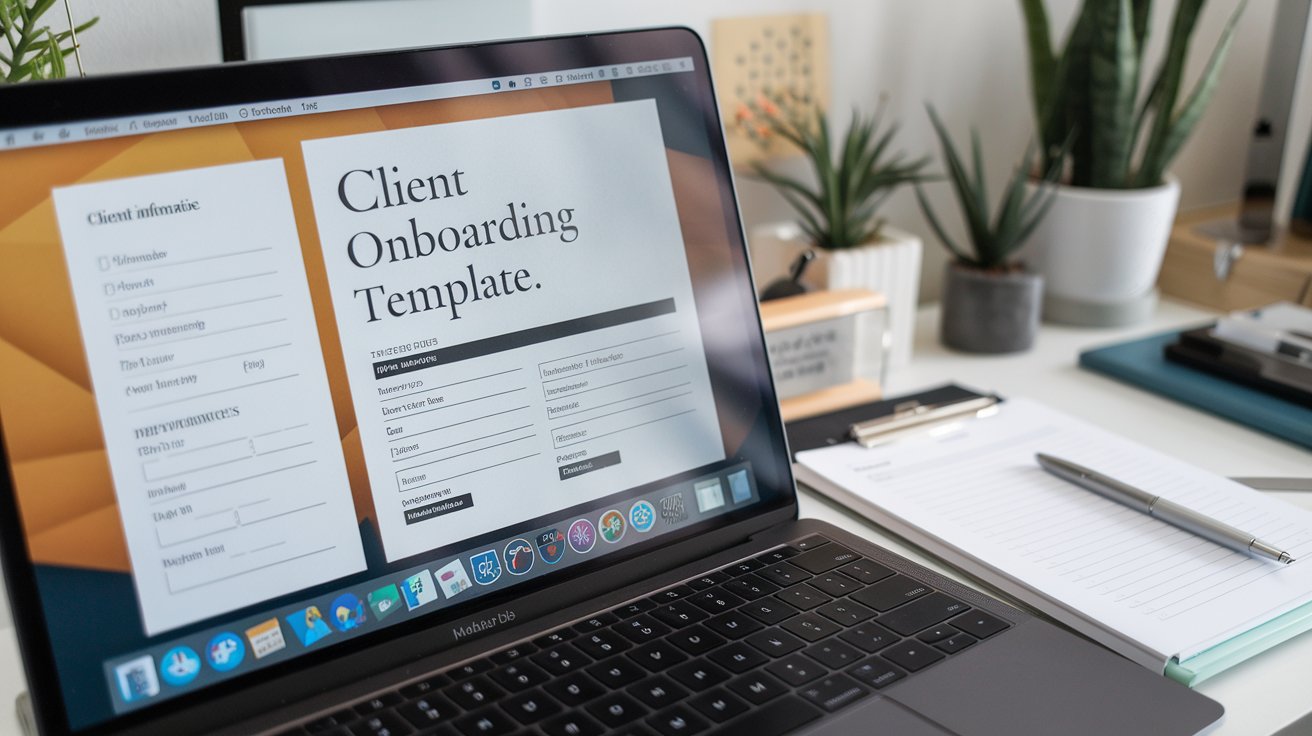 Workflow Diagram Process Template for Client Onboarding