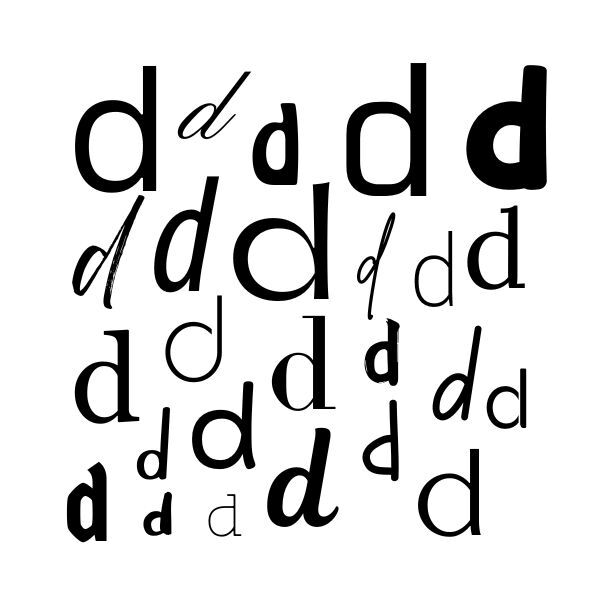 Pattern recognition - small d - optical character recognition