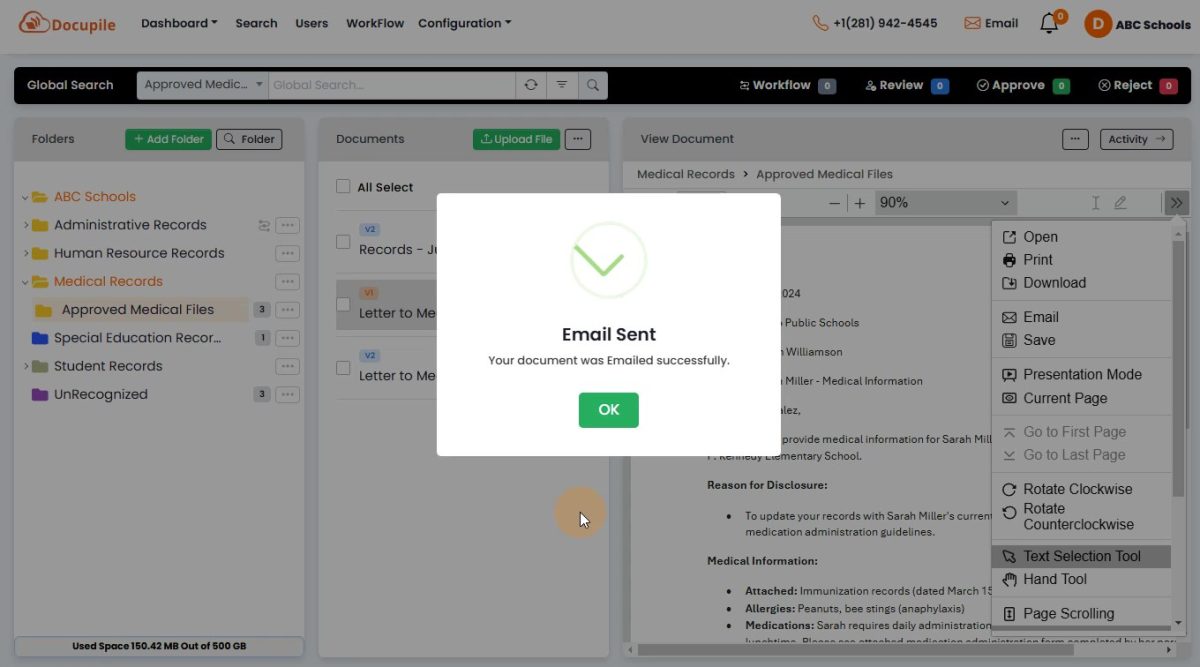 Secure File Sharing - Docupile